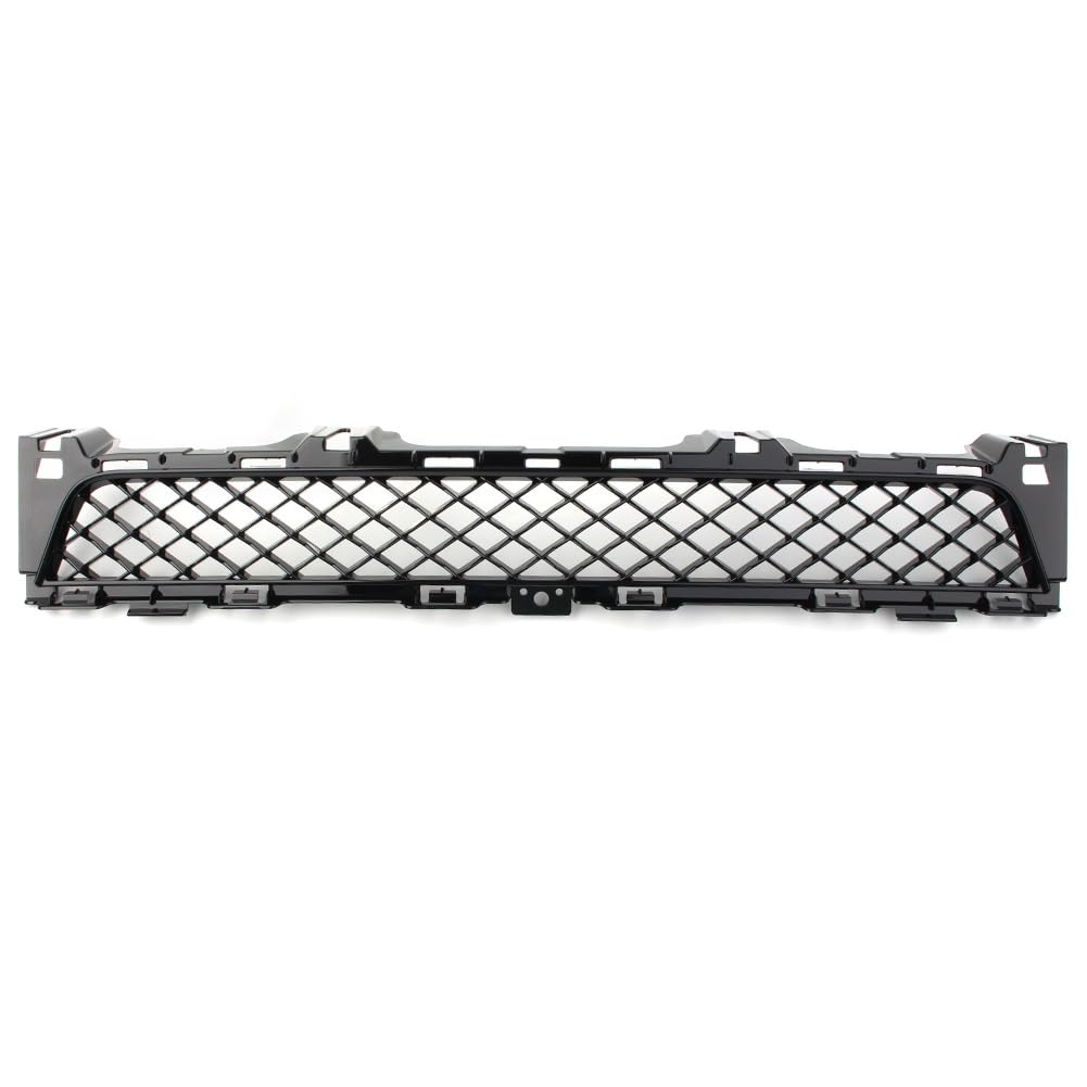 LMHGMUBVR Auto Sitzbezügesets Für J&aguar Für XJ 2010-2015 Autozubehör ABS-Kunststoff Auto Front Lower Bumper Grille Mesh Grill(Schwarz) von LMHGMUBVR