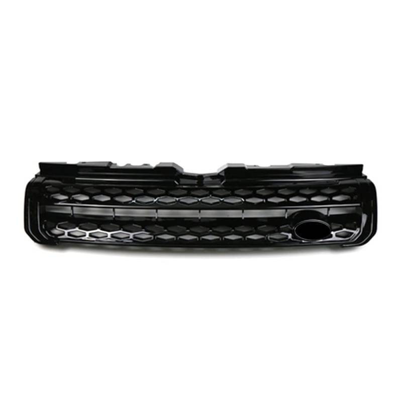 LMHGMUBVR Auto Sitzbezügesets Für L&and Rover Für Range Rover Evoque 2010–2018 Auto Oberer Vorderer Stoßstangengrill Grill(Schwarz) von LMHGMUBVR