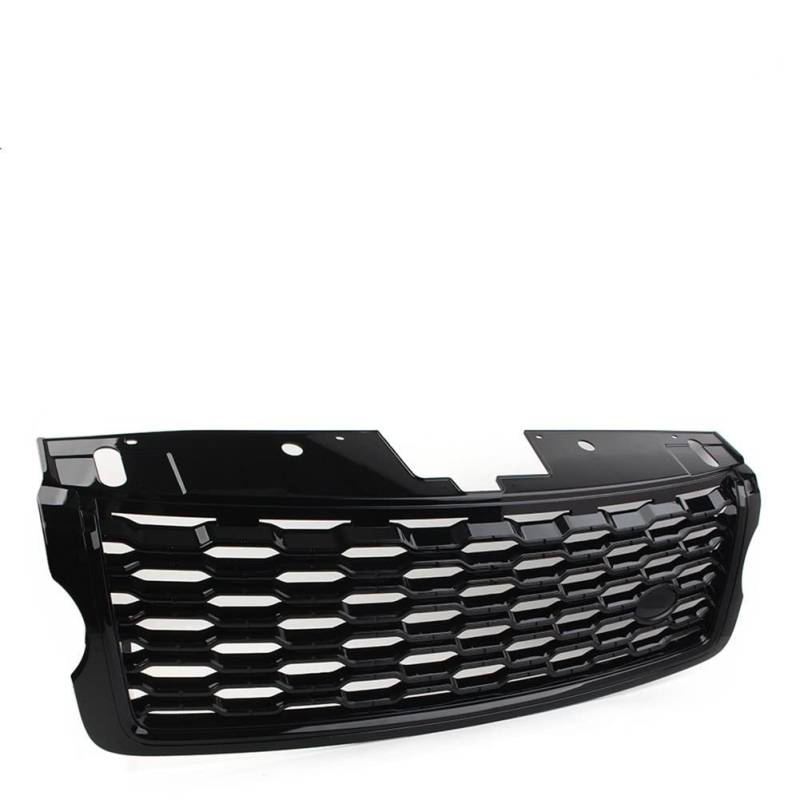 LMHGMUBVR Auto Sitzbezügesets Für L&and Rover Für Range Rover Für Vogue Für L405 2013-2017 Oberer Mesh-Grill Der Vorderen Stoßstange des Autos(Schwarz) von LMHGMUBVR