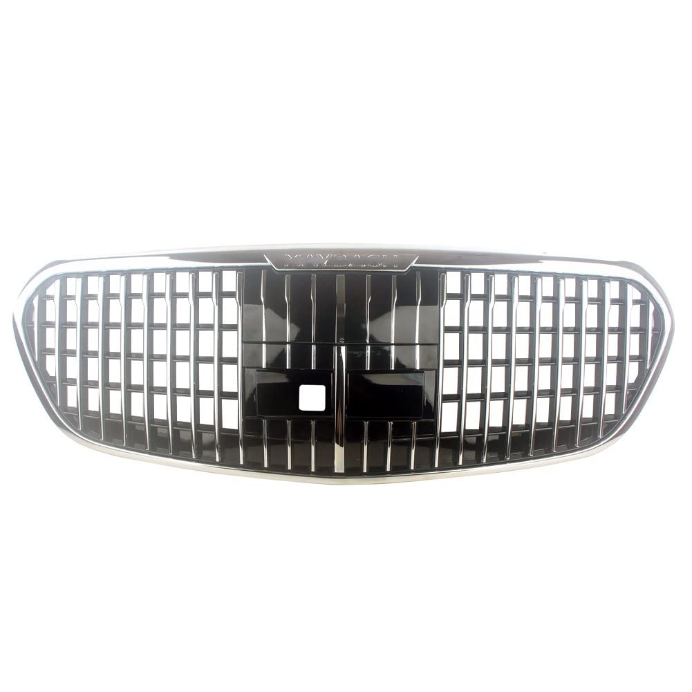 LMHGMUBVR Auto Sitzbezügesets Für M&aybach Front Racing Grille Oberer Grill Für M&ercedes Für B&ENZ Für W223 Für S-Klasse 2021-2022(with Camera Hole) von LMHGMUBVR