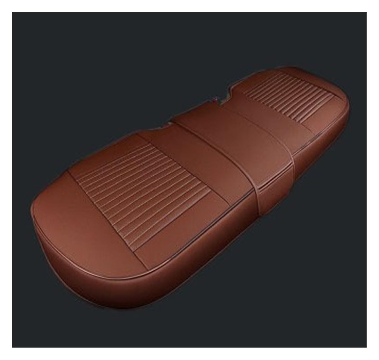 LMHGMUBVR Auto Sitzbezügesets Für Mercedes Für W124 W245 W212 W169 Ml W163 W246 Ml W164 Cla Gla W639 Universal Autositzbezug Leder.(Coffee,Rear Seat Cover) von LMHGMUBVR