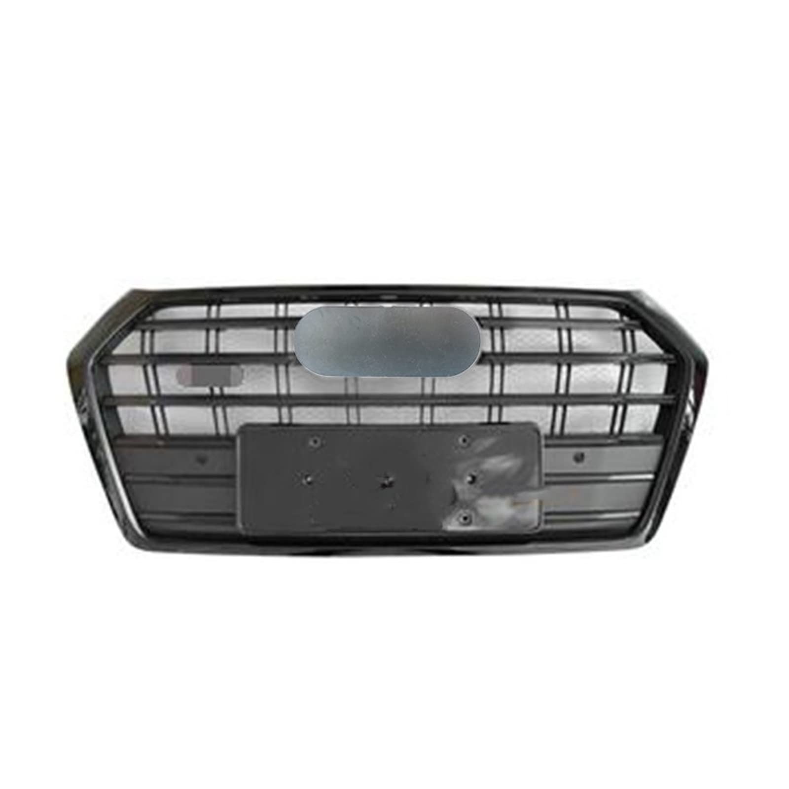 LMHGMUBVR Auto Sitzbezügesets Für Q5 Für SQ5 2018-2020 Frontstoßstange Racing Grill Sport Engine Mesh Guard Grids(Sq5 Style Black) von LMHGMUBVR