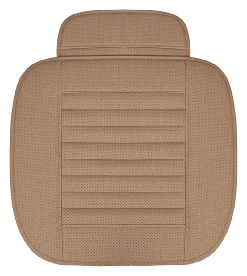 LMHGMUBVR Auto Sitzbezügesets Für Renegade Für Compass Für Grand Cherokee Für Wrangler JK Für Patriot Für Liberty Auto Sitzbezüge Kissen Matte(Beige,1pcs Front) von LMHGMUBVR