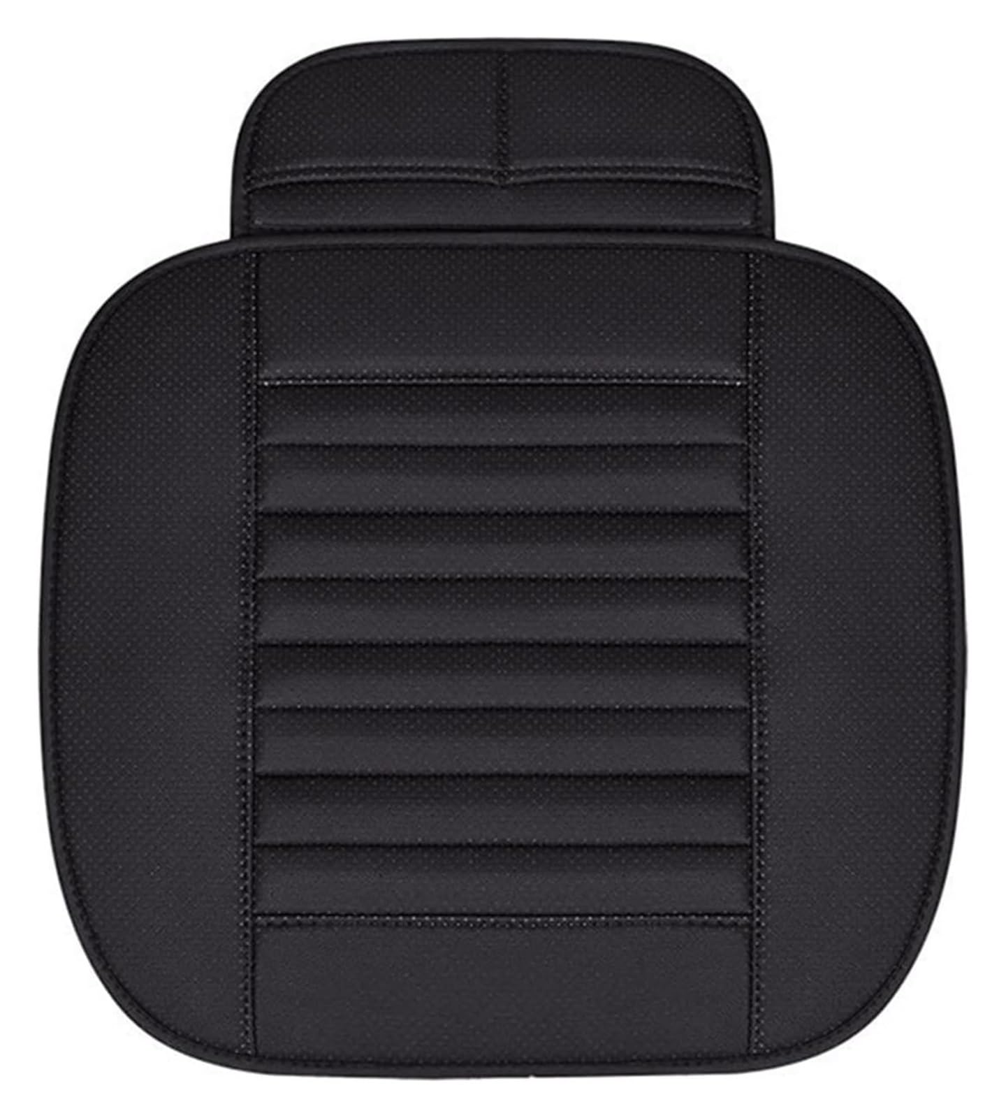 LMHGMUBVR Auto Sitzbezügesets Für Renegade Für Compass Für Grand Cherokee Für Wrangler JK Für Patriot Für Liberty Auto Sitzbezüge Kissen Matte(Schwarz,1pcs Front) von LMHGMUBVR