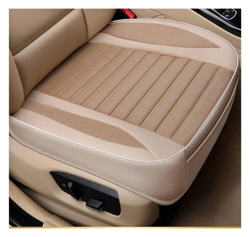 LMHGMUBVR Auto Sitzbezügesets Für Volvo C30 S40 S60L V40 V60 XC40 XC60 XC90 SUV Autositzbezug Vorne Hinten Kissen Schutz Autositzbezug(1pcs Beige) von LMHGMUBVR