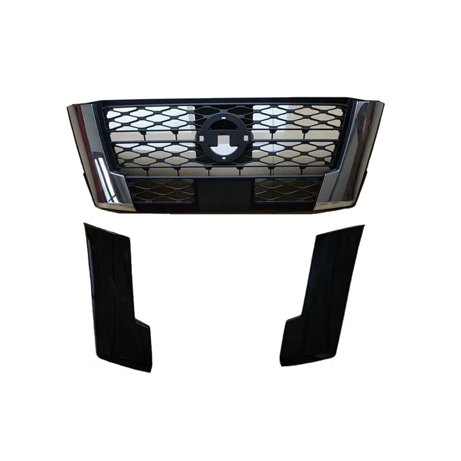 LMHGMUBVR Auto Sitzbezügesets Kühlergrill Hochwertiger ABS-Kühlergrill Frontgrill Für N&issan Für NAVARA Für Np300 2021 von LMHGMUBVR