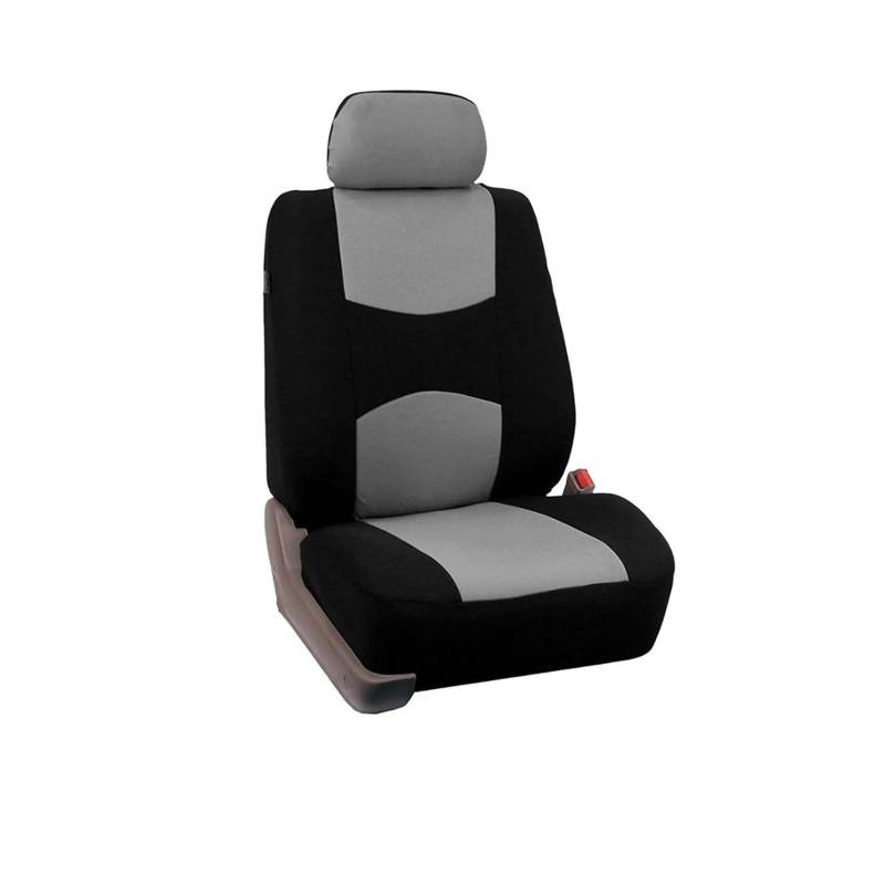 LMHGMUBVR Auto Sitzbezügesets Modische Autositzbezüge, universeller Autositzbezug, Autositzschutzbezüge für Damen.(Grey,1xFront Seat Covers) von LMHGMUBVR