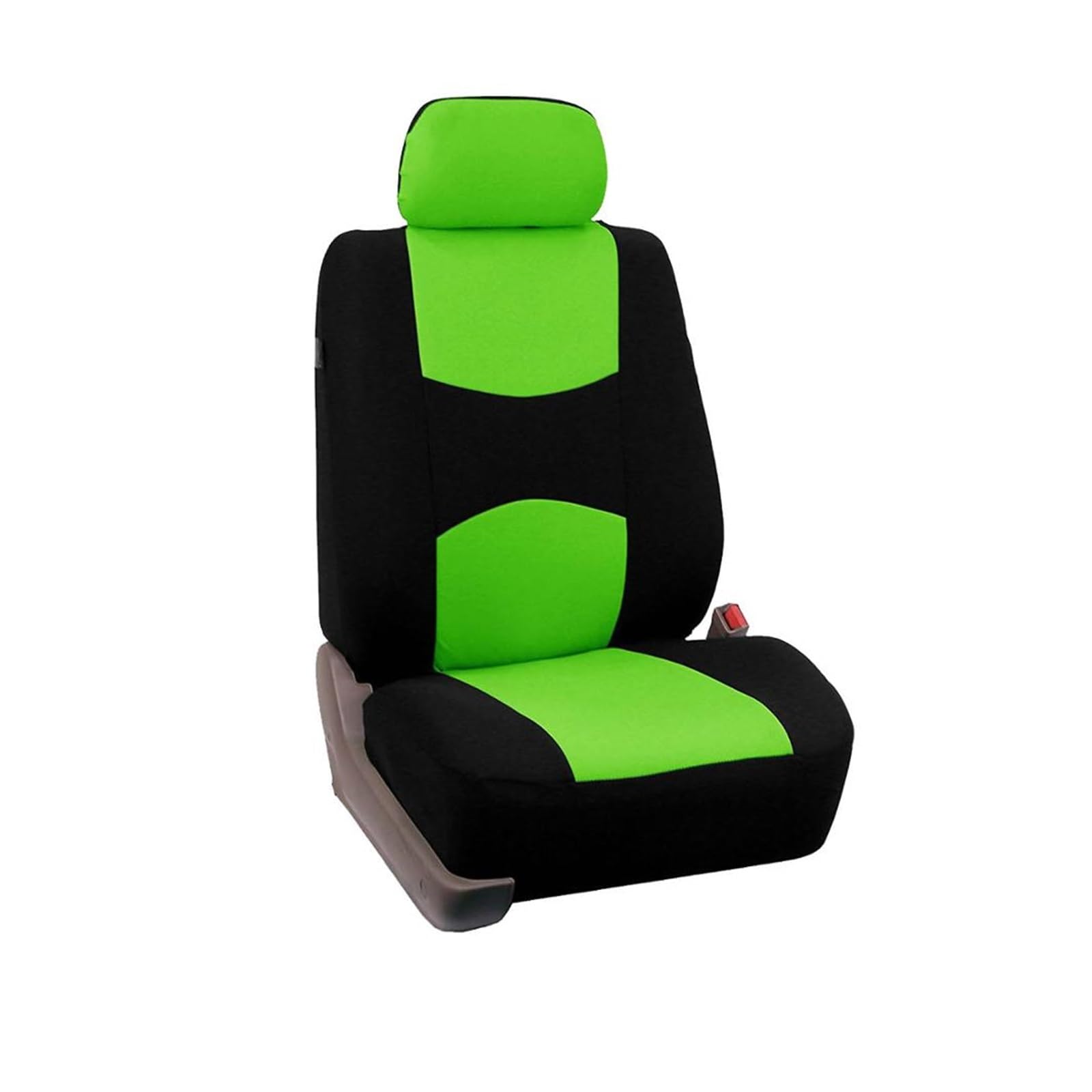 LMHGMUBVR Auto Sitzbezügesets Modische Autositzbezüge, universeller Autositzbezug, Autositzschutzbezüge für Damen.(Grün,1xFront Seat Covers) von LMHGMUBVR