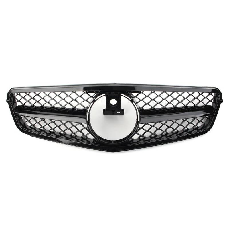 LMHGMUBVR Auto Sitzbezügesets Oberer ABS-Grill Im Stil Mit Emblem-Frontgrill Für M&ercedes Für B&ENZ Für W204 Für C-Klasse Für C300 Für C350 Für C200 Für C250 AMG von LMHGMUBVR