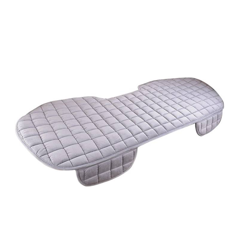 LMHGMUBVR Auto Sitzbezügesets Plüsch-Autositzbezüge-Set, warmes Autositzkissen, Winter-Autositzschutz, hochwertige weiche Anti-Rutsch-Pads.(Grey,1 pc Rear) von LMHGMUBVR