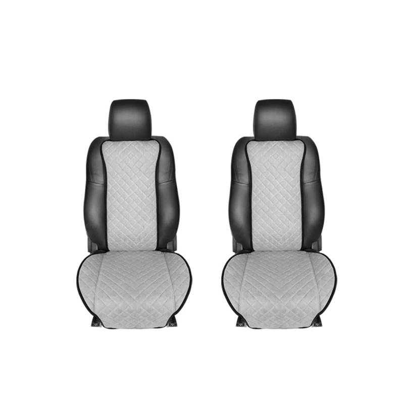 LMHGMUBVR Auto Sitzbezügesets Sitzbezug Universal Autozubehör Four Seasons Autositzbezug für Vorder- und Rücksitzbezüge.(Grey,2xHigh Back Seat Covers) von LMHGMUBVR