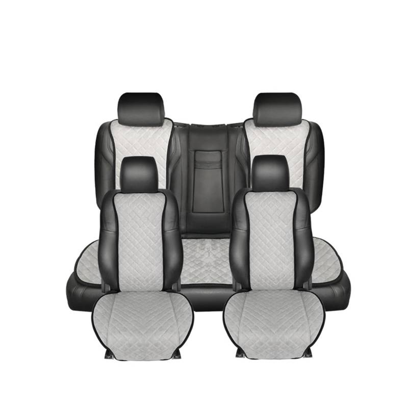 LMHGMUBVR Auto Sitzbezügesets Sitzbezug Universal Autozubehör Four Seasons Autositzbezug für Vorder- und Rücksitzbezüge.(Grey,Set of seat Covers) von LMHGMUBVR