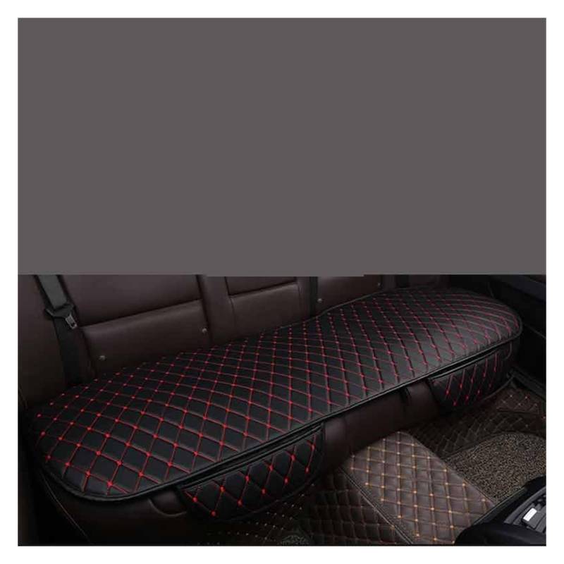 LMHGMUBVR Auto Sitzbezügesets Universal Autositzbezug Kissen Four Seasons Protect Set Stuhlmatte Auto-Styling.(rot,Rear seat Cover) von LMHGMUBVR