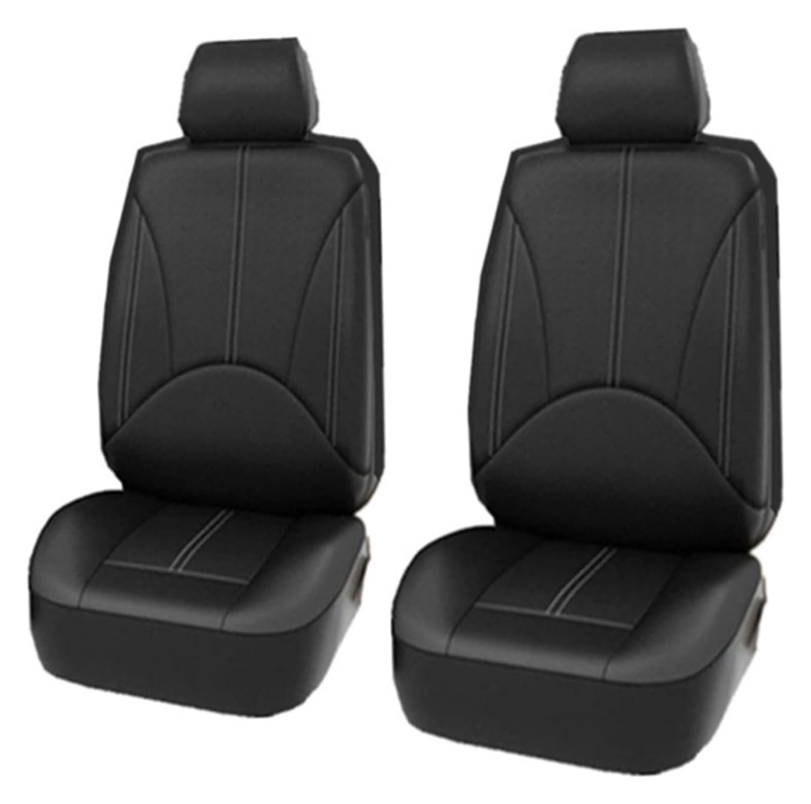 LMHGMUBVR Auto Sitzbezügesets Universal Für LKW SUV Limousine Auto Innen Auto Sitz Abdeckung Schutz Vorne Und Hinten Sitz Zurück Kissen Pad Matte Rückenlehne(2PCS Front) von LMHGMUBVR