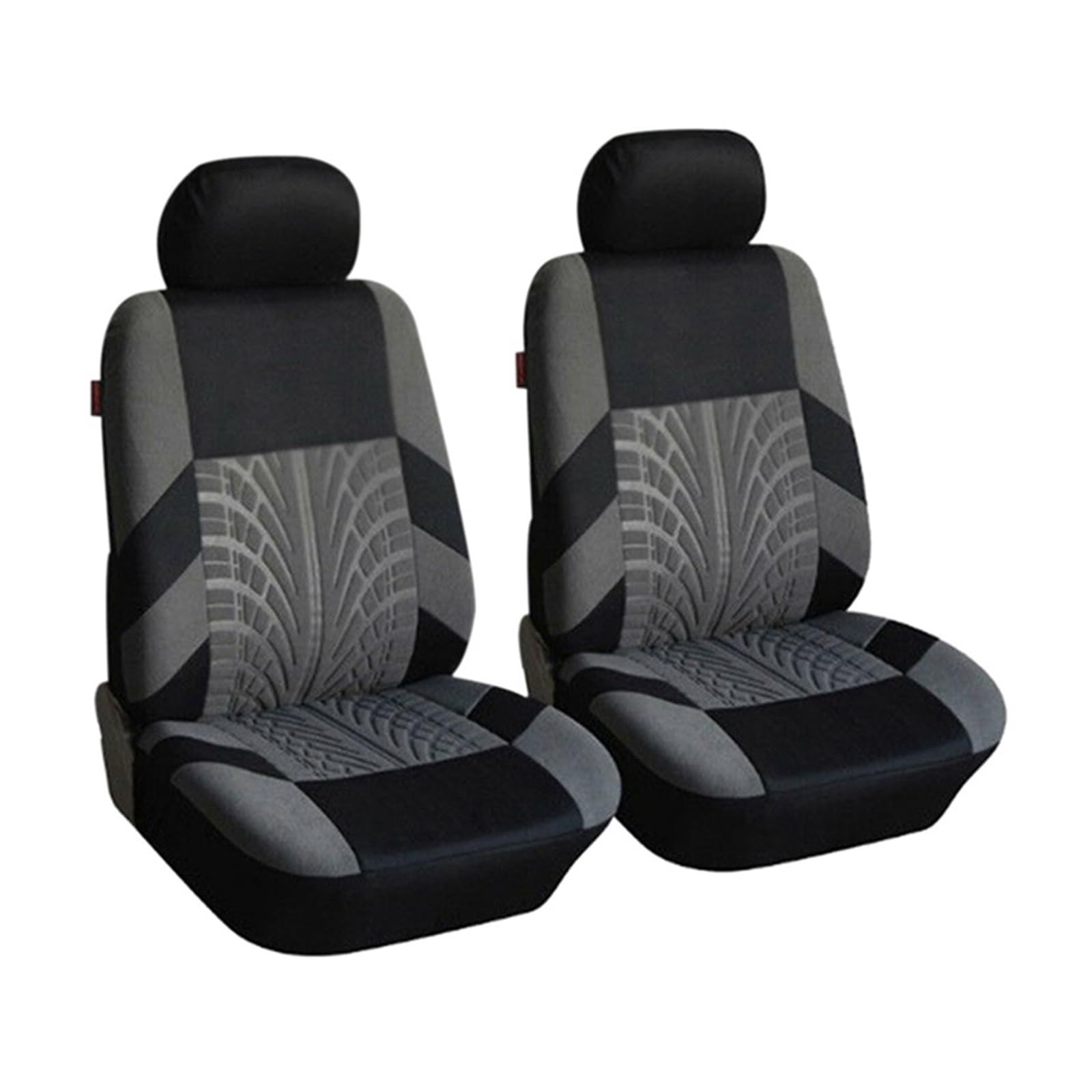 LMHGMUBVR Auto Sitzbezügesets Universell für Autobezüge, Sitz-Mesh-Schwamm-Design, vorderer Autositzbezug.(Grey,2xHigh Back Seat Covers) von LMHGMUBVR