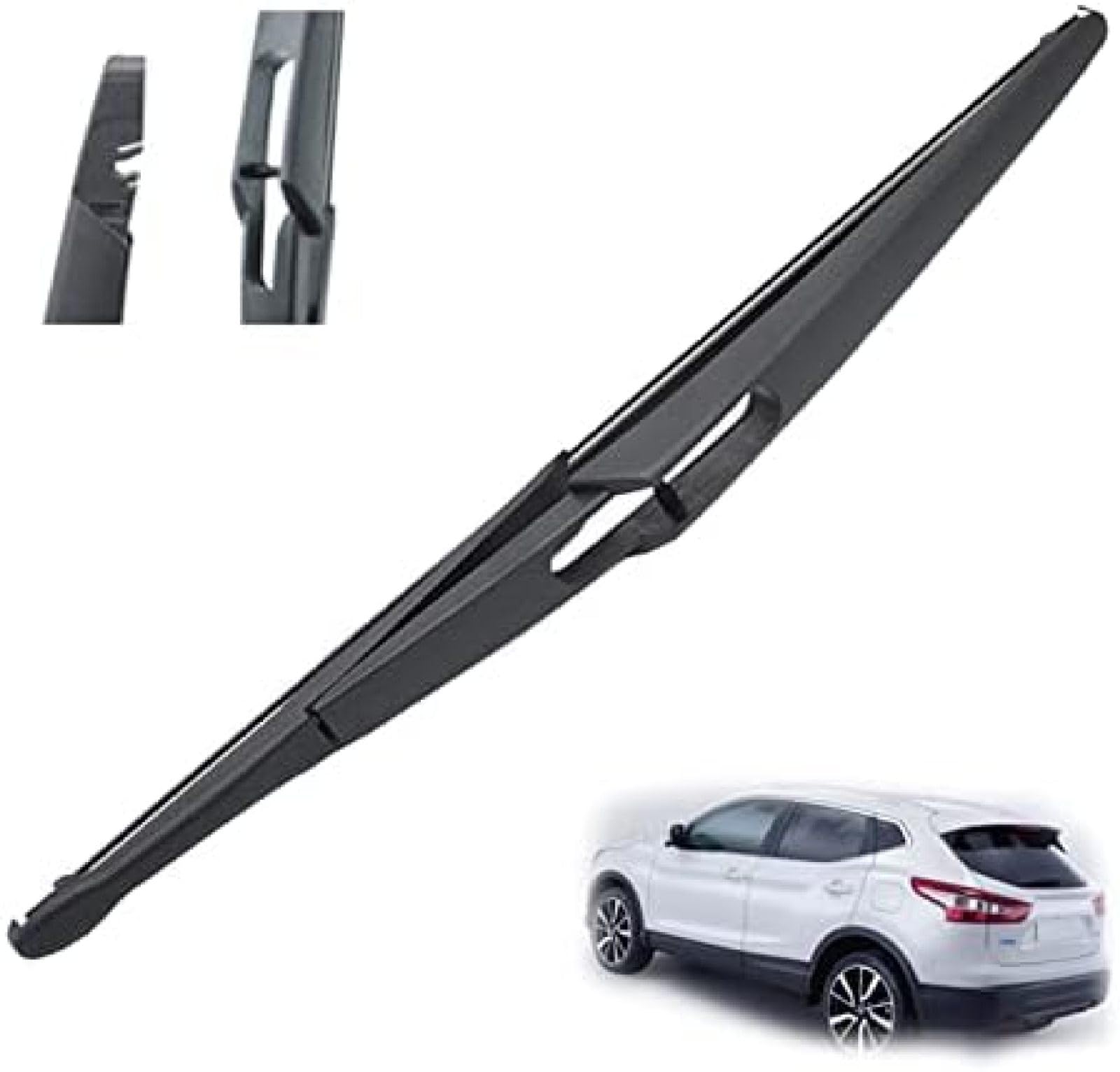 LMMPP Heckscheibenwischer 12" für Nissan für Qashqai J11 2013 2014 2015 2016 2017 2018 2019 Auto Heckscheibenwischer Heckwischerblatt von LMMPP