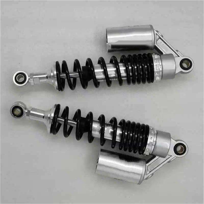 Motorrad Stoßdämpfer 2 Stück 330 Mm 8 Mm Feder Für Suzuki VS800 Für Intruder 1992 1993 1994 1995 1996 1997 1998 1999 2000 2001 2002 2003 2004 Dämpfer Stoßdämpfer Hinten Für Motorrad(Black Silver) von LMNMY