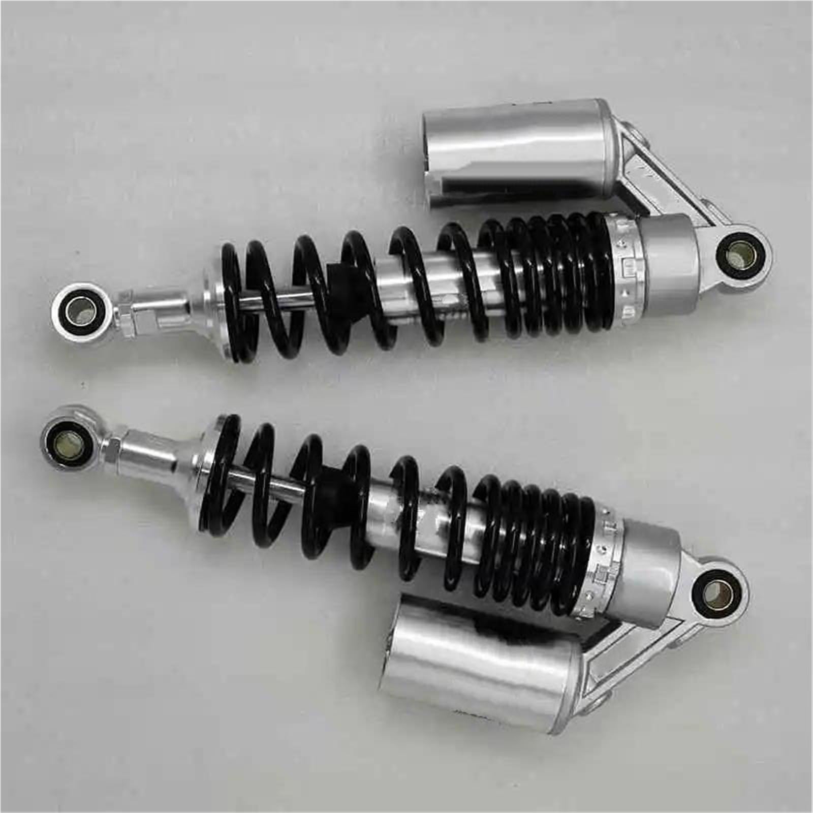 Motorrad Stoßdämpfer 2 Stück 330 Mm 8 Mm Feder Motorradstoßdämpfer Für BMW Für H-ONDA CB400 1999-2011 VTEC 1992-1998 SF Für Superfour 1997-2000 2001 2002 2003(Black Silver) von LMNMY