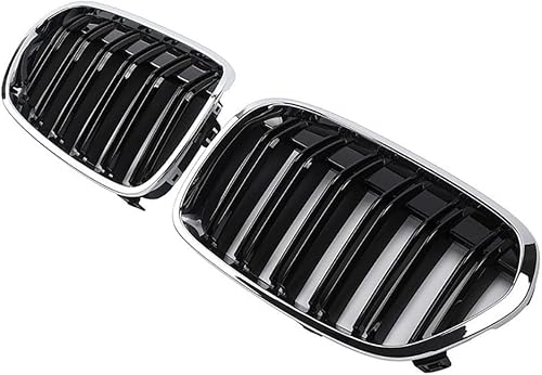 Auto Front Kühlergrill für BMW 1 Series F52 2017-2023, Frontgrill Frontstoßstangengitter Auto zubehör,Silver von LMYFCL66