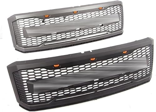 Auto Front Kühlergrill für Ford Expedition 2007-2017, Frontgrill Frontstoßstangengitter Auto zubehör,Black von LMYFCL66