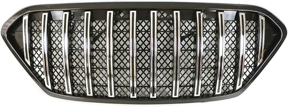 Auto Front Kühlergrill für Hyundai IX35 2013-2016, Frontgrill Frontstoßstangengitter Auto zubehör,Silver von LMYFCL66