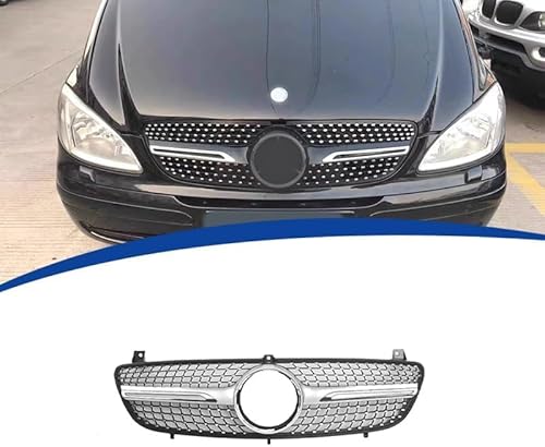 Auto Front Kühlergrill für Mercedes Benz C-Class VIANA W639 2008-2010, Frontgrill Frontstoßstangengitter Auto zubehör von LMYFCL66