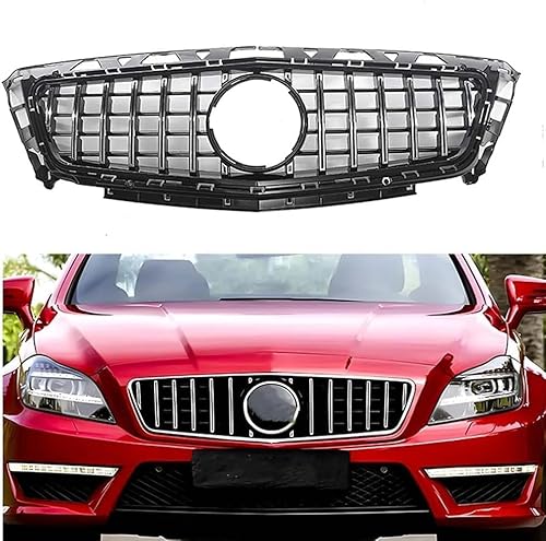 Auto Front Kühlergrill für Mercedes Benz CLS63 AMG S GT Style 2012-2014, Frontgrill Frontstoßstangengitter Auto zubehör von LMYFCL66