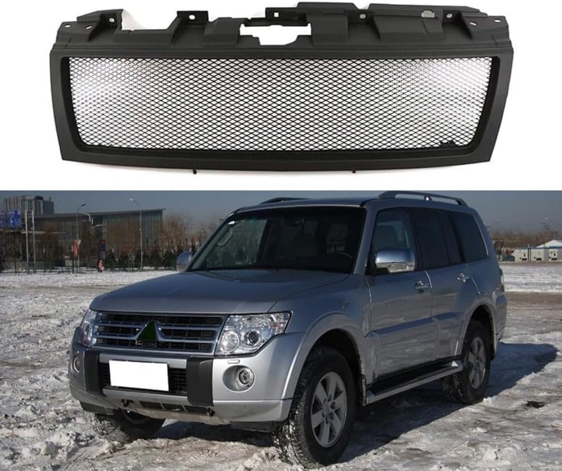 Auto Front Kühlergrill für Mitsubishi Pajero V93-V97 2007-2014, Frontgrill Frontstoßstangengitter Auto zubehör von LMYFCL66