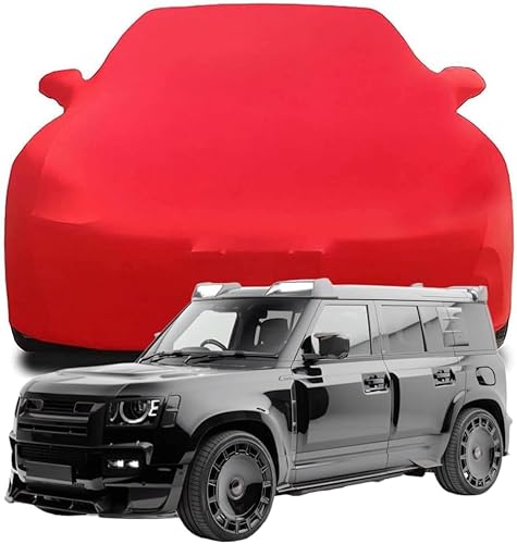 Autoabdeckung für Land Rover Range Rover Defender, Premium Autoabdeckung Formanpassende, atmungsaktive Autoschutzdecke,Red von LMYFCL66