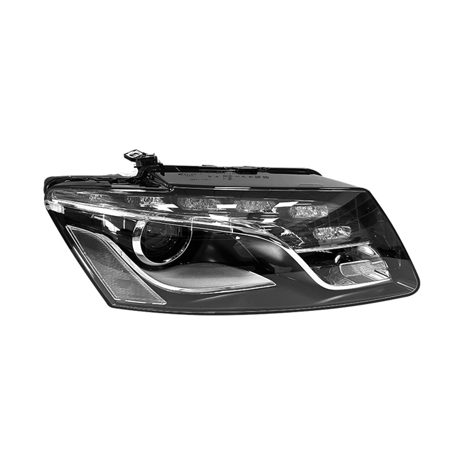 LMYSLCDW Auto Frontleuchten für Audi Q5 2010-2012,Auto-Frontleuchten Zubehör Modifizierte Scheinwerferbaugruppe Zubehör Ersetzen,R von LMYSLCDW