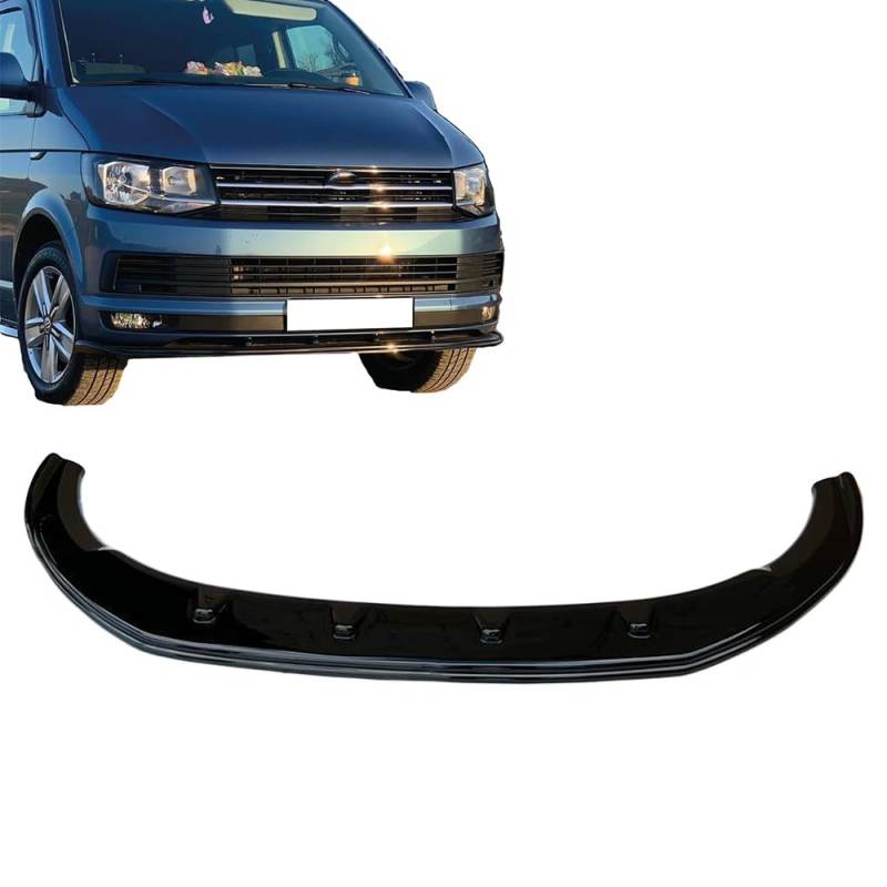 LNCZX Auto Frontspoiler für VW Transporter T6 2015 2016 2017 2018 2019 Frontstoßstange Lippe Spoiler Splitter Ersatz- Verschleißteile Car Styling Karosserie-Anbauteile von LNCZX