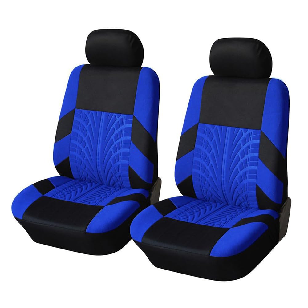 LNCZX Autositzüberzug für Renault Coupé/Cabriolet/Hatchback/3/5-door, Sitzschutz Vorne Hinten Atmungsaktiv Verschleißfest 2 Sitzplätze Anti-Scratch Automobil Innenraum,Blue von LNCZX