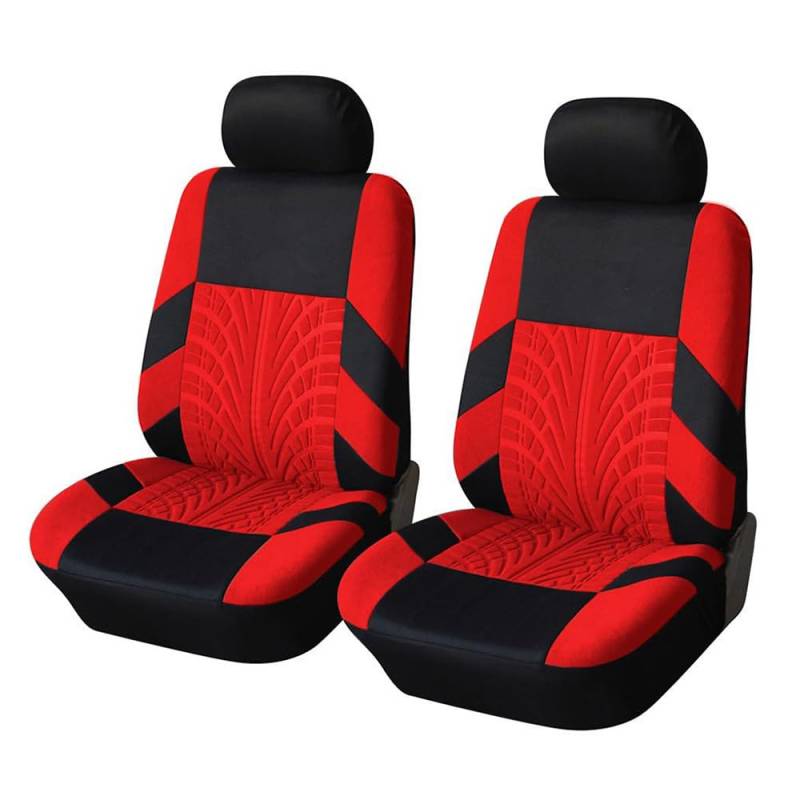 LNCZX Autositzüberzug für Suzuki Grand Vitara 2005 2006 2007, Sitzschutz Vorne Hinten Atmungsaktiv Verschleißfest 2 Sitzplätze Anti-Scratch Automobil Innenraum,Red von LNCZX