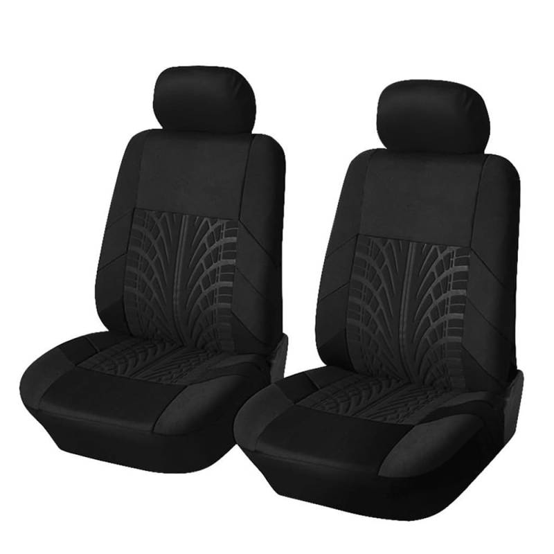 LNCZX Autositzüberzug für Volvo C70 Coupe Cabrio 2005-2013, Sitzschutz Vorne Hinten Atmungsaktiv Verschleißfest 2 Sitzplätze Anti-Scratch Automobil Innenraum,Black von LNCZX