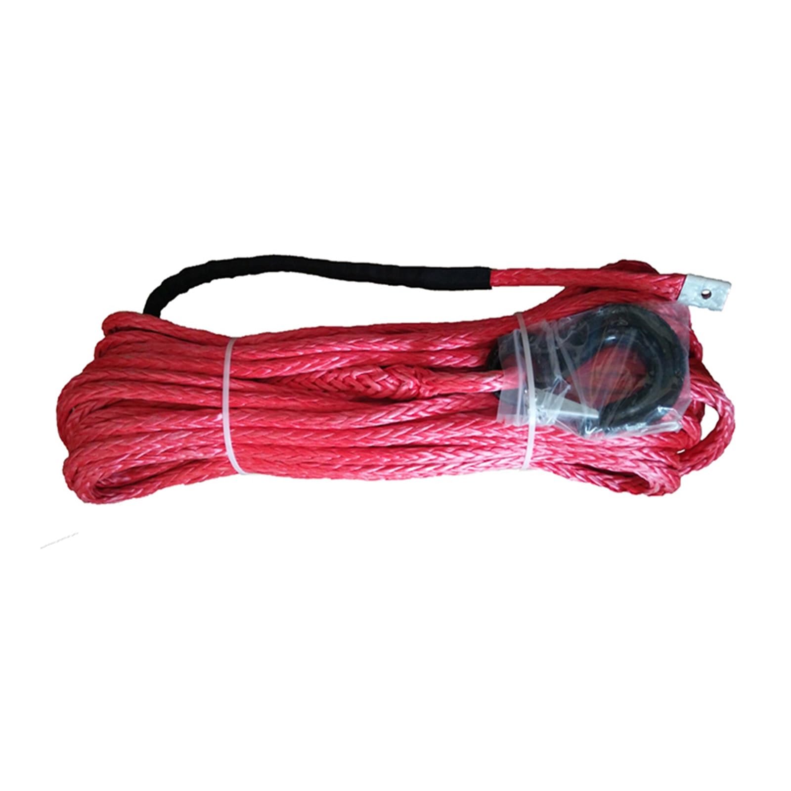 Synthetisches Windenseil-Set 12 mm * 50 m Synthetisches UHMWPE-Windenseil mit 2 W Kausche und Hülse, verpackt for 4x4(Rood) von LNHHG