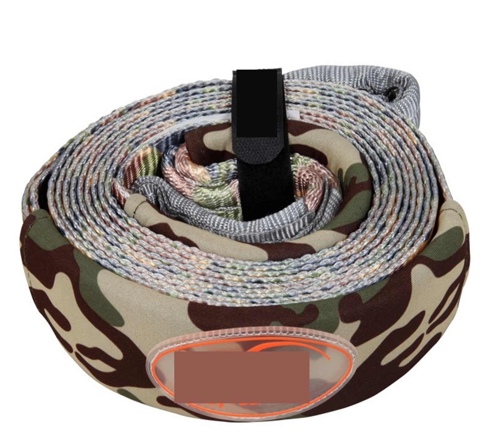 Synthetisches Windenseil-Set 1Pcs Heavy Duty Auto Straße Recovery Tow Strap Abschleppen Seile Auto Zubehör Styling Auto Abschleppen Seile 5m 5 Tonnen(Camouflage) von LNHHG