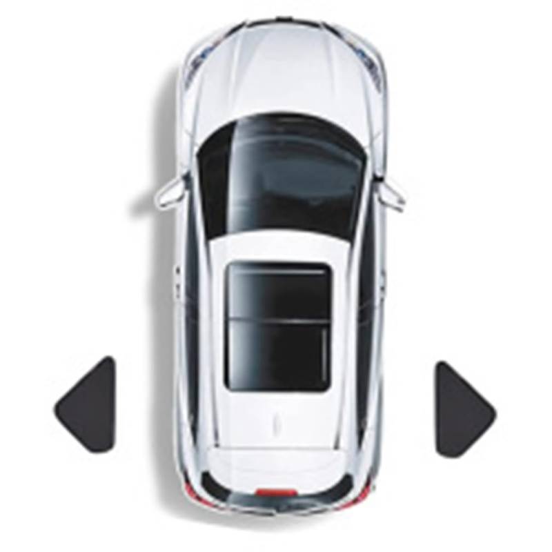 Auto Sonnenschutz Seitenscheiben, für Ford Explorer 2020 Front Heck Staubschutz Uv-Schutz Privatsphäre Side Window Sunshades, Car Zubehör,D von LNHZX