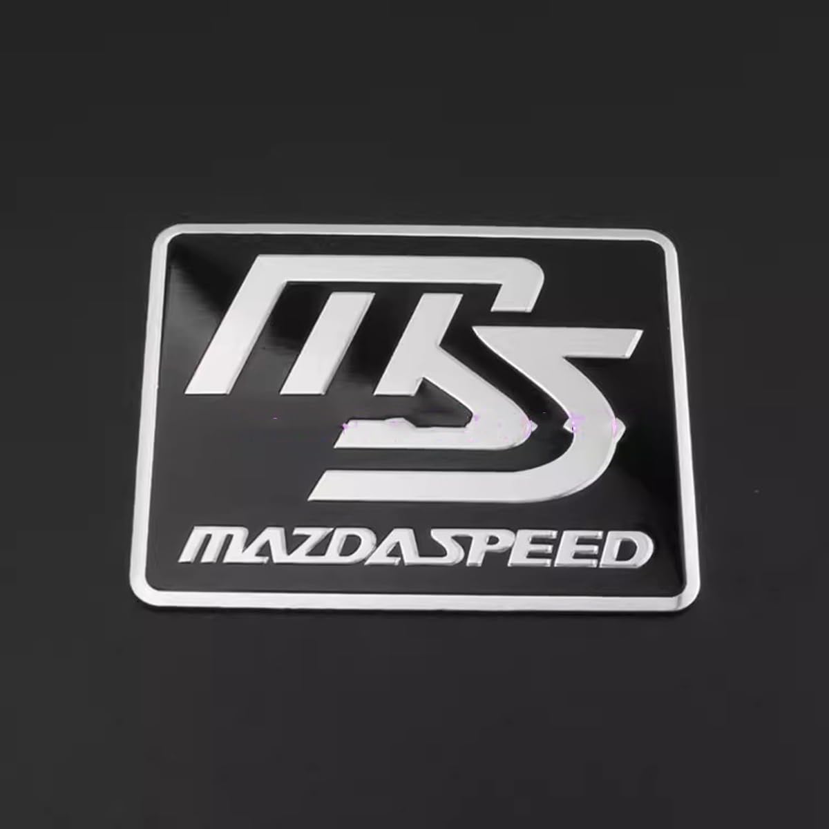 3D Metall Auto Aufkleber für Mazda CX5 CX7 CX9 CX-5 CX3 MX-5 Protege Valet Rx8 Series, Selbstklebend Emblem Badge Abzeichen für Heckklappe Kofferraum zubehör,black-B von LNLMY