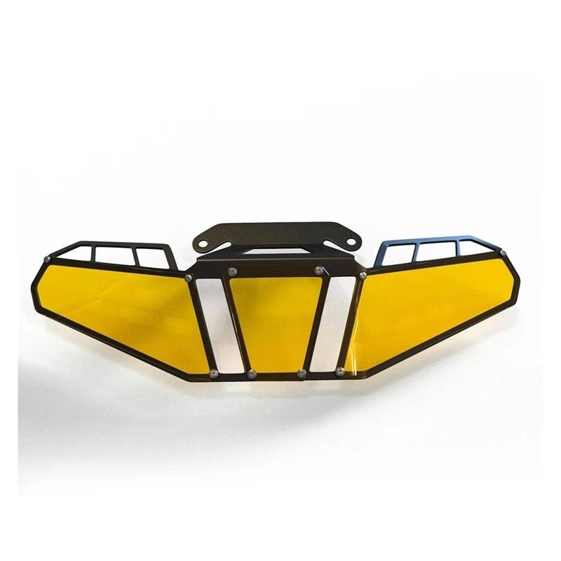 Motorrad Scheinwerferschutz Grill Protecto Scheinwerfer Kopf Licht Lampe Schutz Protector Grill Abdeckung Motorrad Zubehör FÜR Aprilia Für TUAREG 660 TUAREG660 2021 2020 2023 Scheinwerfer Maske(YELLOW von LNMLRBXEXZ