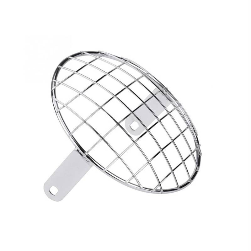 Motorrad Scheinwerferschutz Grill Protecto Vintage Motorrad Universal Scheinwerferschutz Retro Grill Licht Lampenabdeckung Für Harley Für Ducati Für Chopper Für Cafe ForRacer Scheinwerfer Maske(Type-C von LNMLRBXEXZ