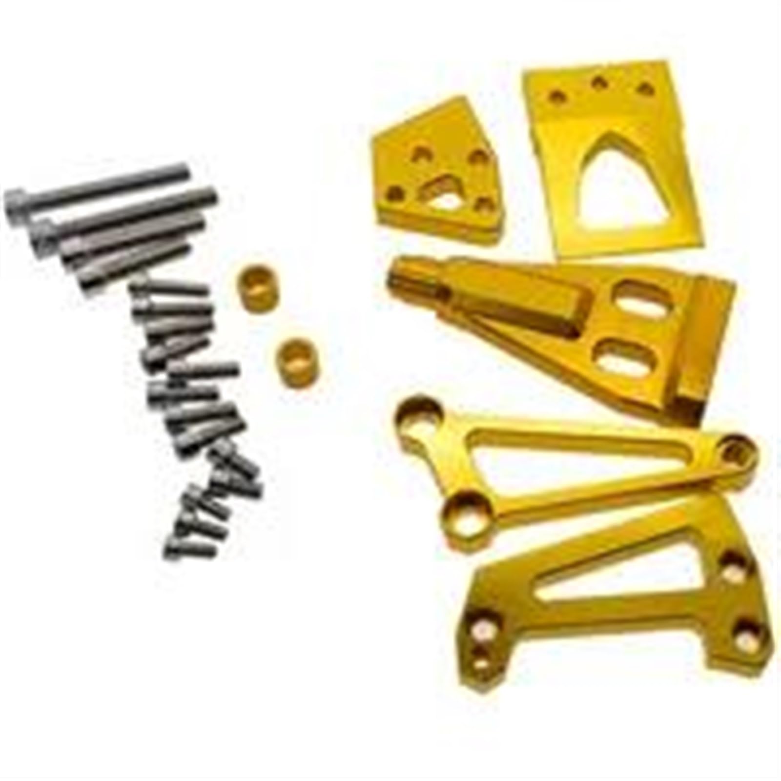 Motorradhalterung Einstellbarer Aluminium Motorrad Lenkungsdämpfer Stabilisator Halterung Montage Support Kit Halter Für Kawasaki Für ER6N ER6F Für NINJA650R 2009-11CNC Stoßdämpfer CNC-Montagesatz(G von LNMLRBXEXZ