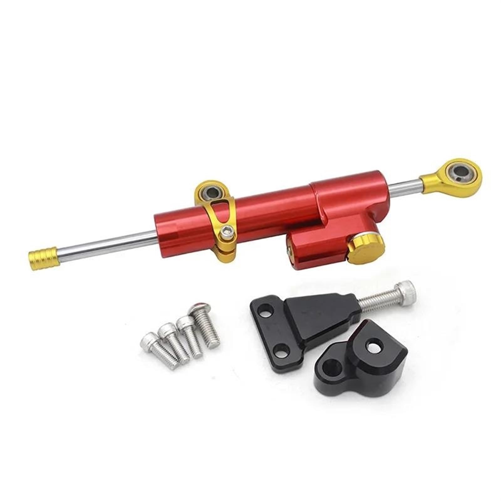 Motorradhalterung Einstellbarer Für Aprilia Für RS660 2020 2021 Motorrad Directional Dämpfer Stoßdämpfer Stabilisator Lenkung Dämpfer Semspeed Stoßdämpfer CNC-Montagesatz(Red) von LNMLRBXEXZ