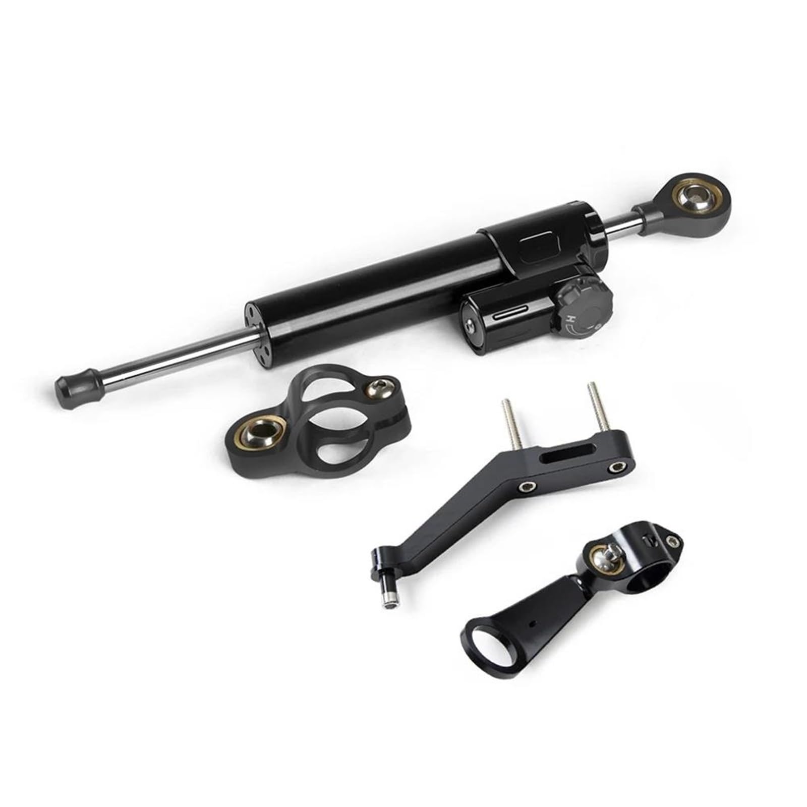 Motorradhalterung Einstellbarer Für CBR954RR 2002-2003 CNC Aluminium Motorrad Lenkung Stabilisieren Dämpfer Halterung Kit Stoßdämpfer CNC-Montagesatz(Set 1) von LNMLRBXEXZ