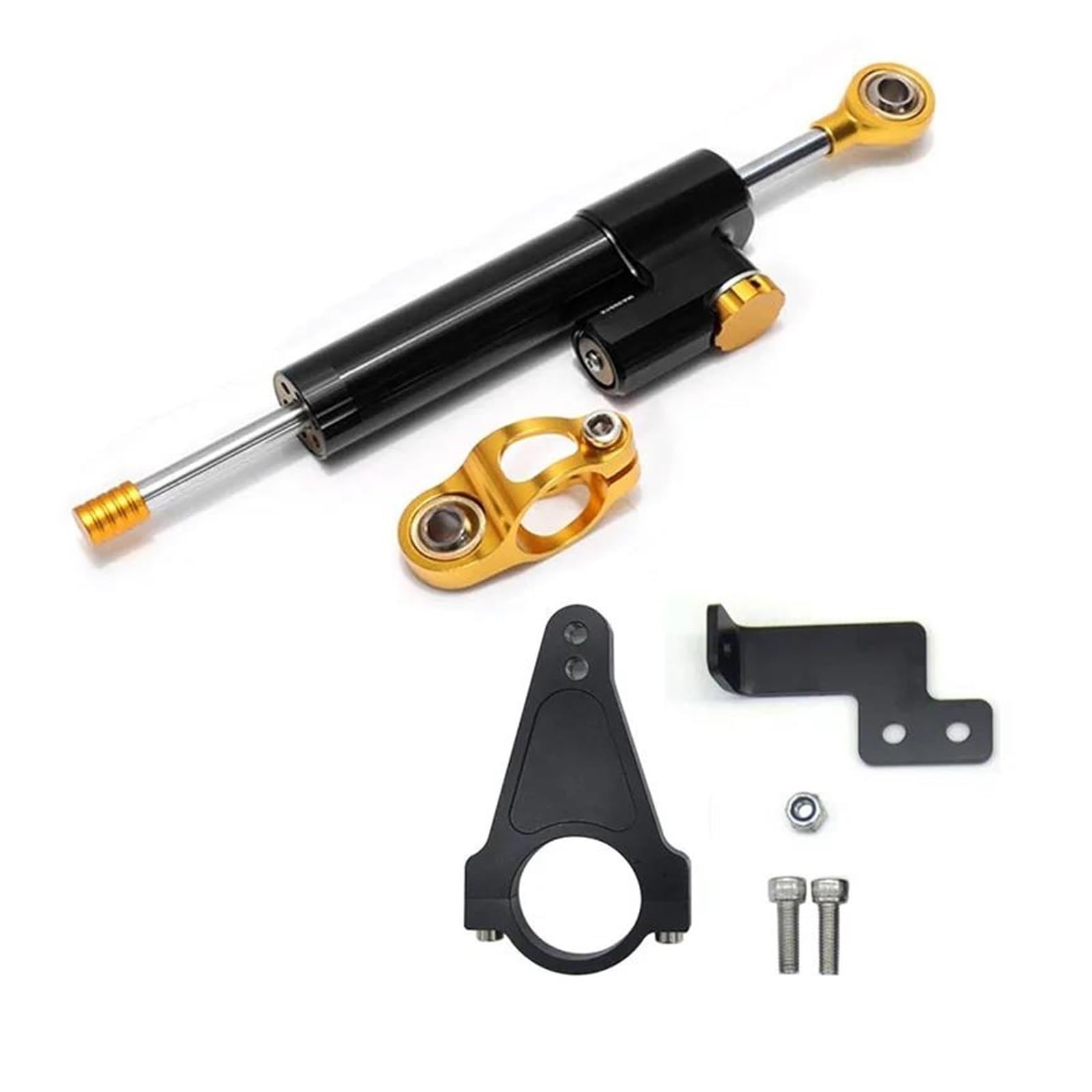 Motorradhalterung Einstellbarer Für Inxing V7 V5 Teil Universal Motorrad Lenkungsdämpfer Stabilität Sicherheit Richtungslenkungsdämpferhalterung Stoßdämpfer CNC-Montagesatz(Steering Damper B) von LNMLRBXEXZ