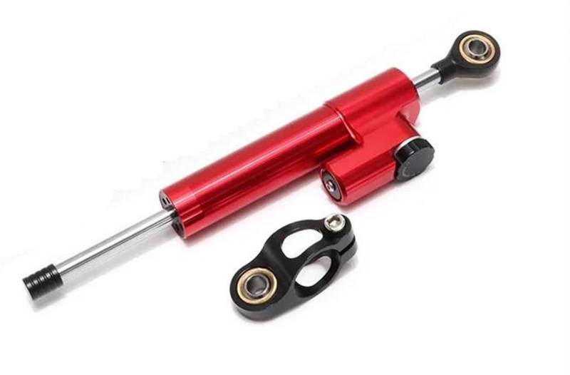 Motorradhalterung Einstellbarer Für YZF R1 02-16 Für YZF R6 06-20 Richtungsdämpfer Halterung Unterstützung Kit Lenkungsdämpfer Stabilisator Motorrad Stoßdämpfer CNC-Montagesatz(Red) von LNMLRBXEXZ