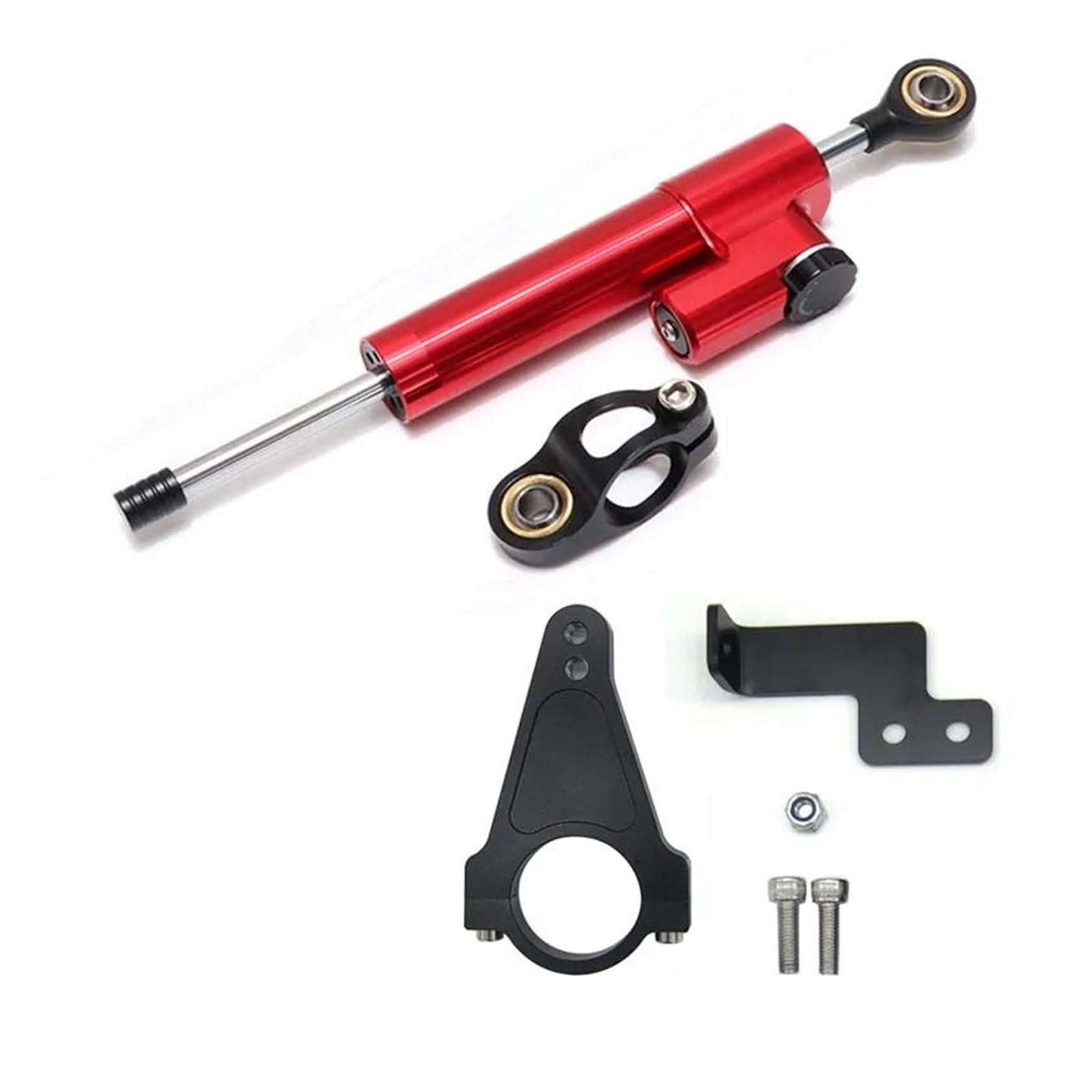 Motorradhalterung Einstellbarer Für YZF R1 02-16 Für YZF R6 06-20 Richtungsdämpfer Halterung Unterstützung Kit Lenkungsdämpfer Stabilisator Motorrad Stoßdämpfer CNC-Montagesatz(Steering Damper I) von LNMLRBXEXZ