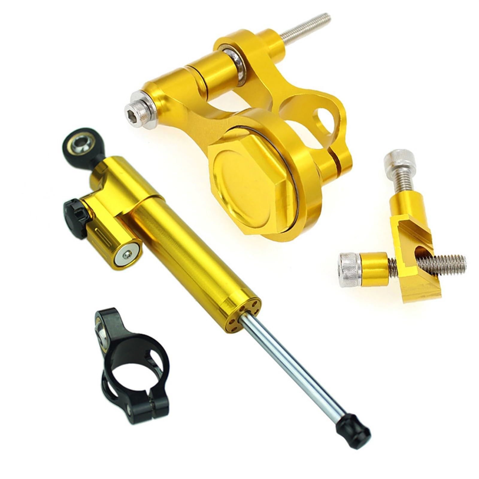 Motorradhalterung Einstellbarer Für YZF R1 2006-2012 Für YZF R6 2006-2015 CNC Motorrad Stabilisator Dämpfer Lenkung Halterung Unterstützung Kit Stoßdämpfer CNC-Montagesatz von LNMLRBXEXZ