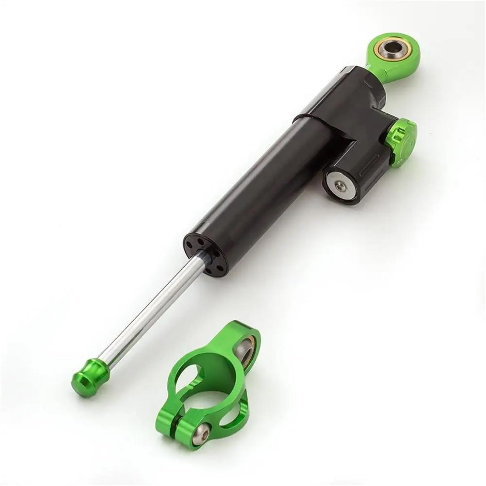 Motorradhalterung Einstellbarer Motorrad Lenkung Dämpfer Linear Stabilisator Umgekehrt Sicherheit Control Für Suzuki Für GSXR1000 2009-2015 Aluminium CNC Stoßdämpfer CNC-Montagesatz(Black-Green) von LNMLRBXEXZ