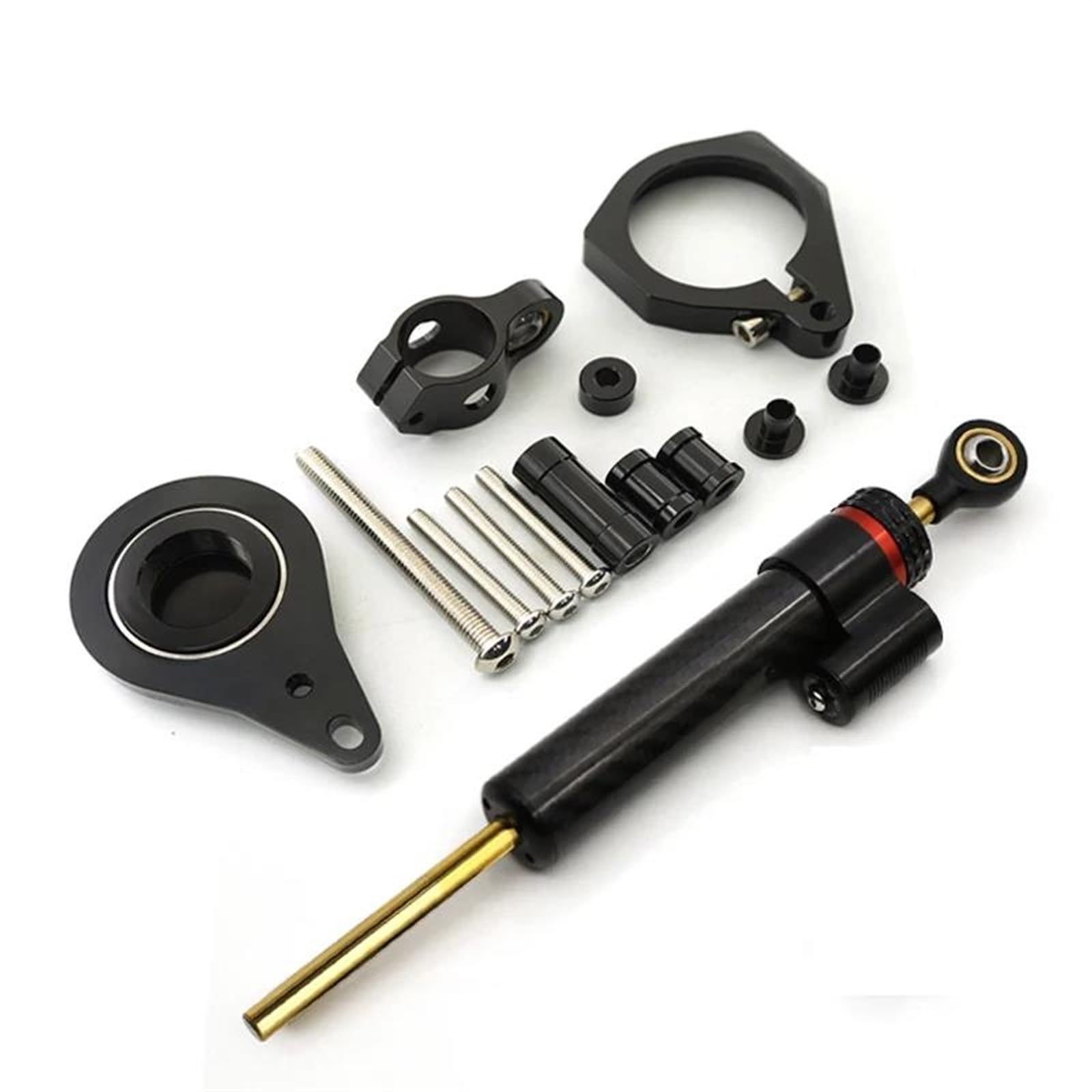 Motorradhalterung Einstellbarer Motorrad Stabilisator Lenkung Dämpfer Montage Halterung Unterstützung Kit Für S1000RR 2010-2015 CNC Stoßdämpfer CNC-Montagesatz(Damper n Bracket A) von LNMLRBXEXZ