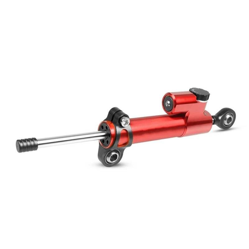 Motorradhalterung Einstellbarer Universal Aluminium Motorrad Dämpfer Lenkung Stabilisieren Sicherheit Control Für CBR954RR Für CBR954 ALLE Jahre CNC Stoßdämpfer CNC-Montagesatz(Black-Red) von LNMLRBXEXZ